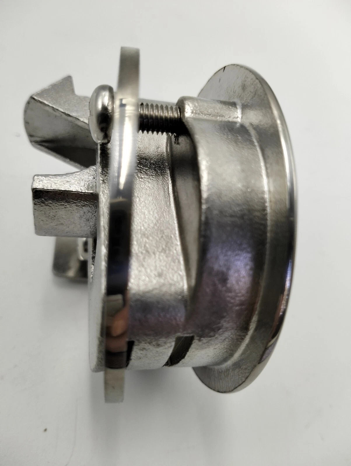 Flush Latch 316 Stainless Locker Latch for Caravan/Boat 62mm Diameter