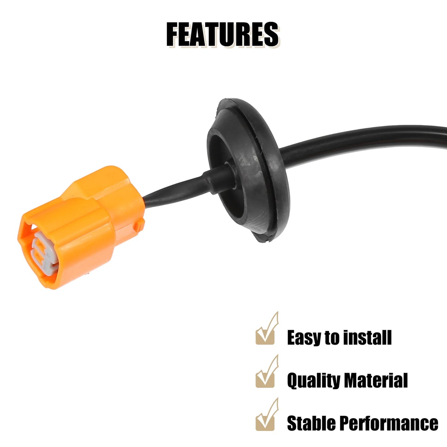 Front Left ABS Sensor for Honda Fit 2007-2008 L4 1.5L (2007-2008)
