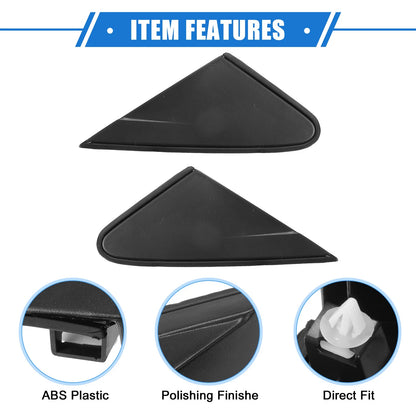 Pair Left Right Rear View Mirror Trim for Chevy Cruze (2011-2016)