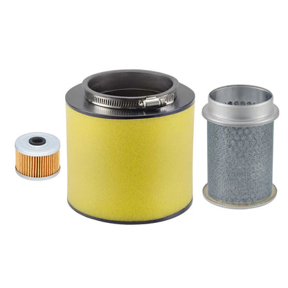 Air Filter & Oil Filter Kit w/ Cleaner for Honda Foreman 500 TRX500FM 2005-19