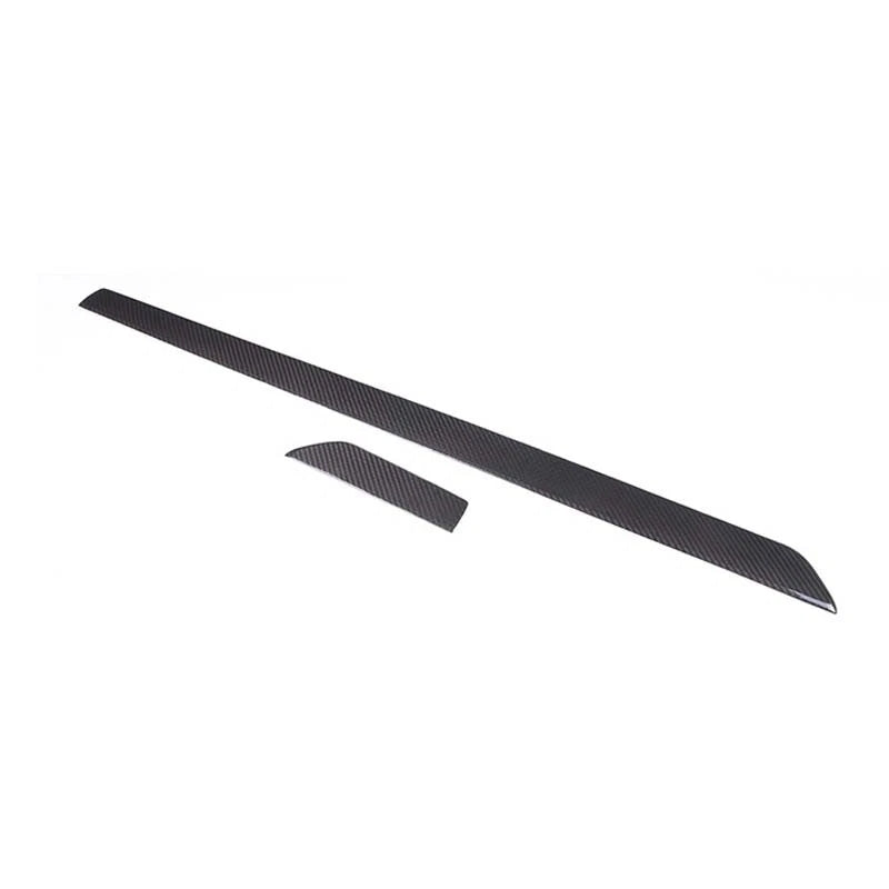 Real Gloss Carbon Fiber Dashboard Panel Cover Trim for Porsche 911 992 2019-2023