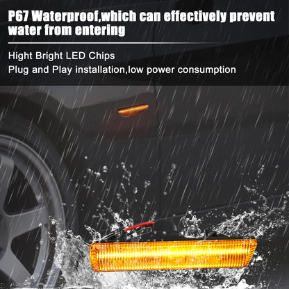 Clear LED Side Marker Lights for BMW E36 (1992-1999)