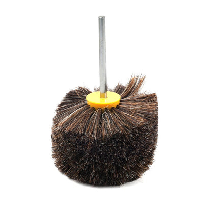 4" Horsehair Polishing Wheel Buffing Brush for Wood & Metal Rotary Tool