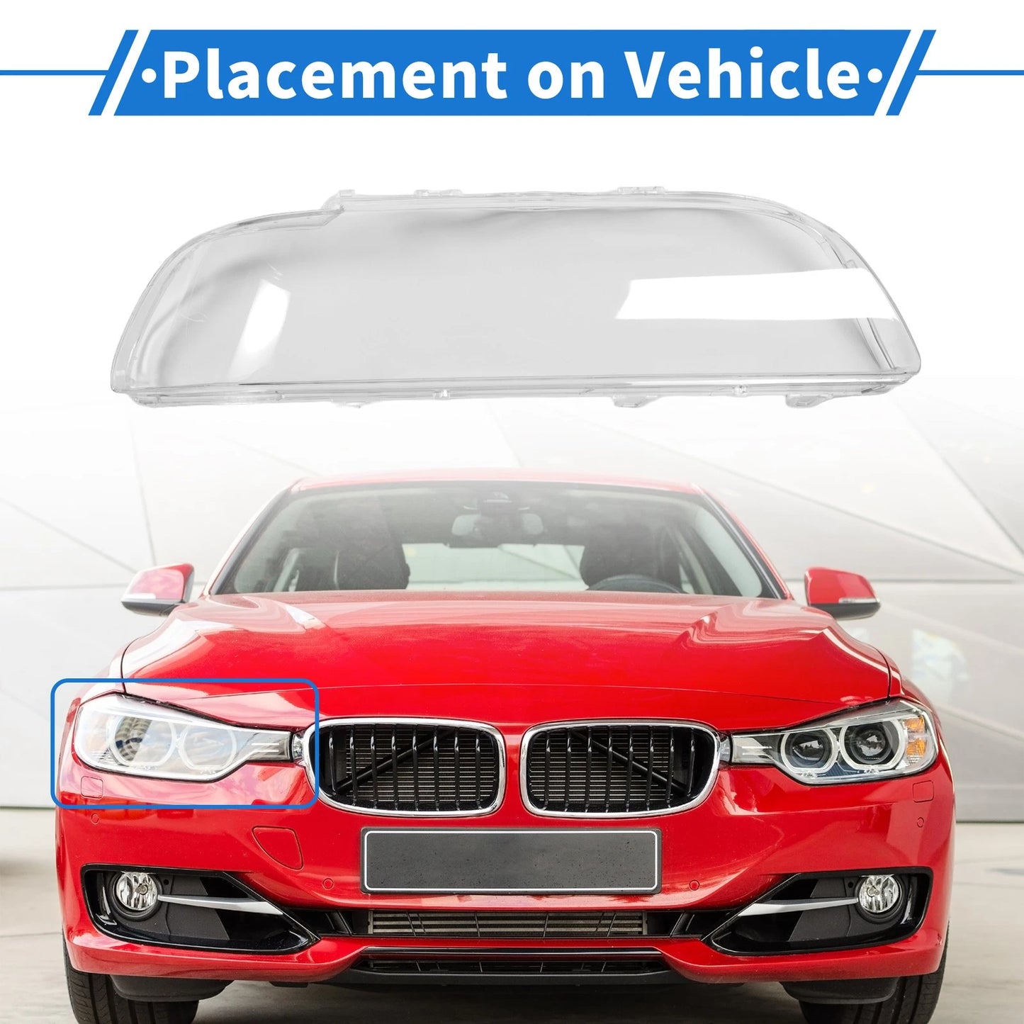 Headlight Lens Cover for BMW 5 Series E39 (1995-2003)