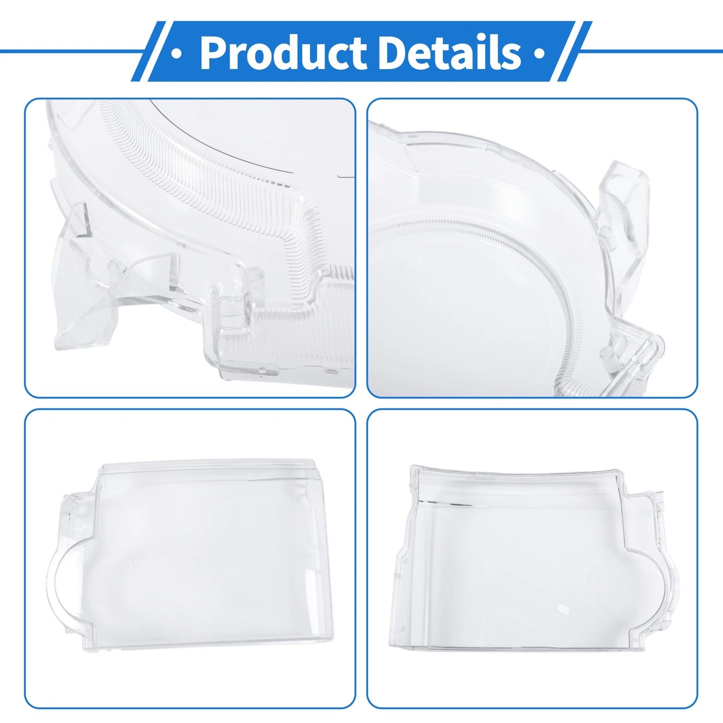 Front Left Headlight Lens Cover for Land Rover LR3 (2005-2009)