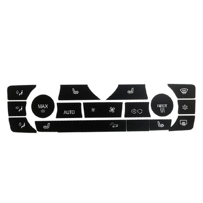 AC Dash Button Repair Decal for BMW 325i 328i E90 E91 E92 (2006-2011)