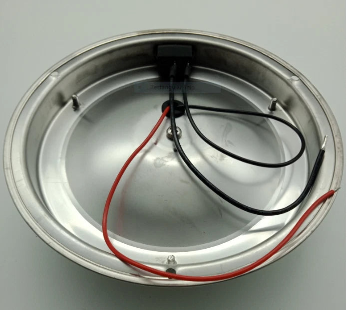 12V LED Dome Light Stainless Steel for Caravan/Boat 160mm Diameter