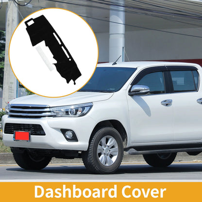 Dashboard Cover for Toyota Hilux 150 Series SR SR5 2005-2015 Black 1 x Pc