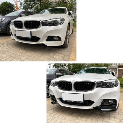2 x Front Bumper Side Splitter Covers for BMW GT F34 320i M Sport (14-19)