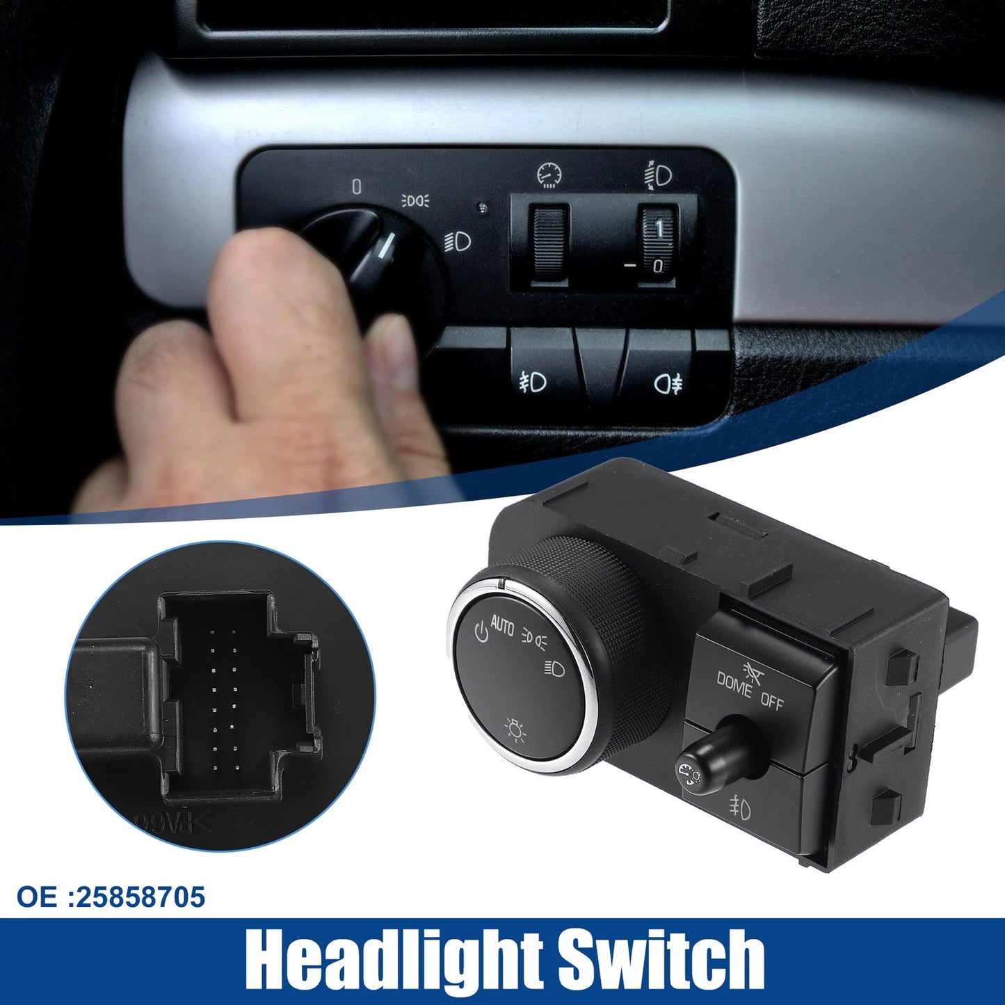 Headlight Switch Replacement for Chevrolet Avalanche (2002-2013)