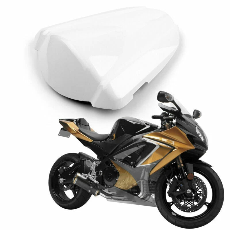 Pillion Seat Cover for Suzuki GSXR1000 (2007-2008) White