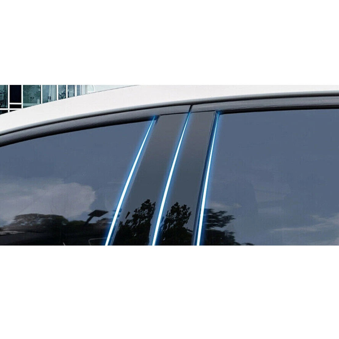 Window Door Pillar Post Cover Trim for BMW X3 (2004-2010)