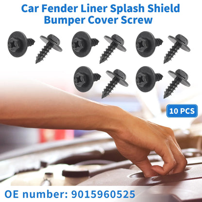 Screw 10 Pcs Car Fender Splash Shield Bumper Cover Screw for Toyota Highlander