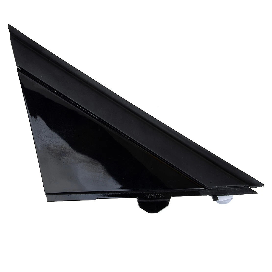 Gloss Black Right Side View Mirror Cover for Fiat 500 (2012-2023)