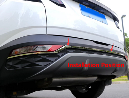 Carbon Fiber Rear Bumper Cover Trim for 2022 Hyundai Tucson (2022)