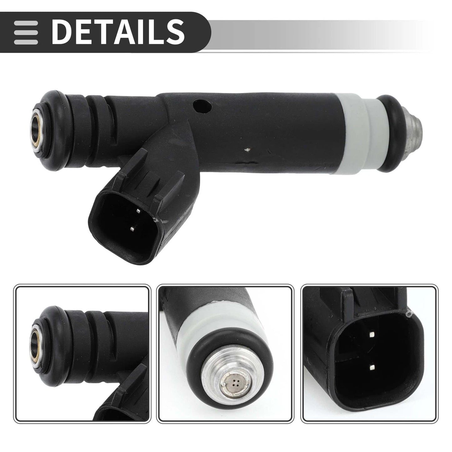 Fuel Injector for Ford F-150 4.6L 2004-2008 - 1 x Black Injector