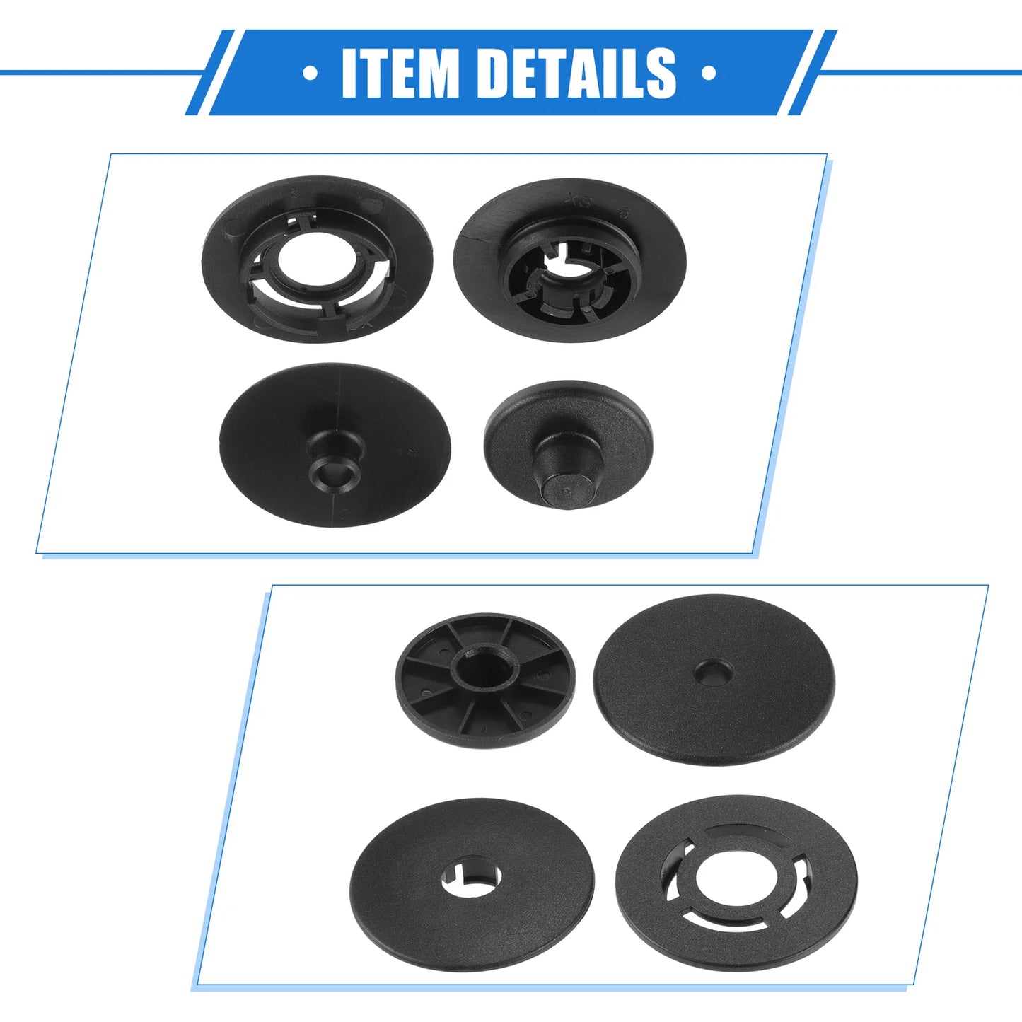 Kits Car Holder Retainer for Volkswagen Audi - Plastic Black