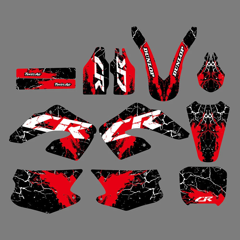Fender Decals for Honda CR125R CR250R (2000-2001)