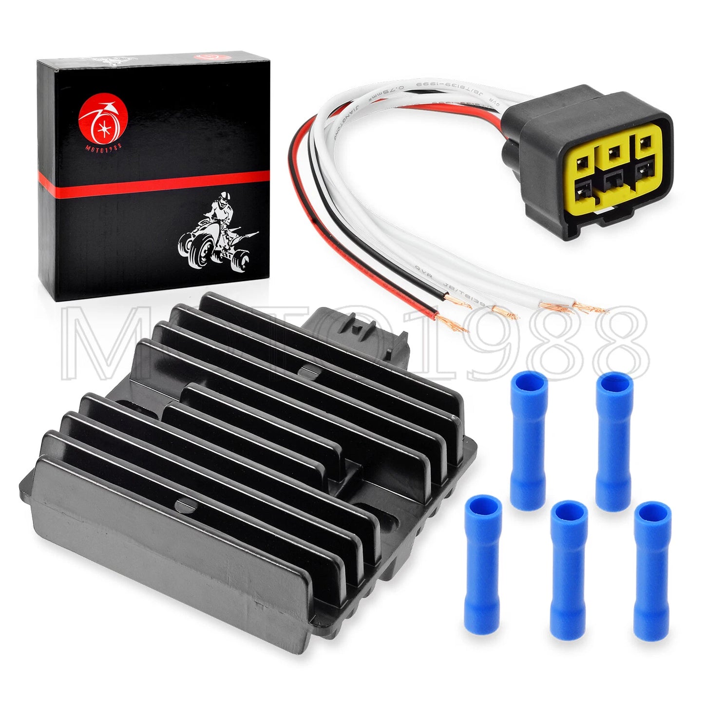 Voltage Regulator Rectifier Plug for YAMAHA YFM660 Grizzly 660 4x4 (2002–2008)