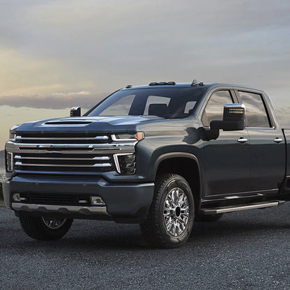 Silver Pillar Posts Window Trim 6X for CHEVY Silverado GMC Sierra 1500 (2019-2024)