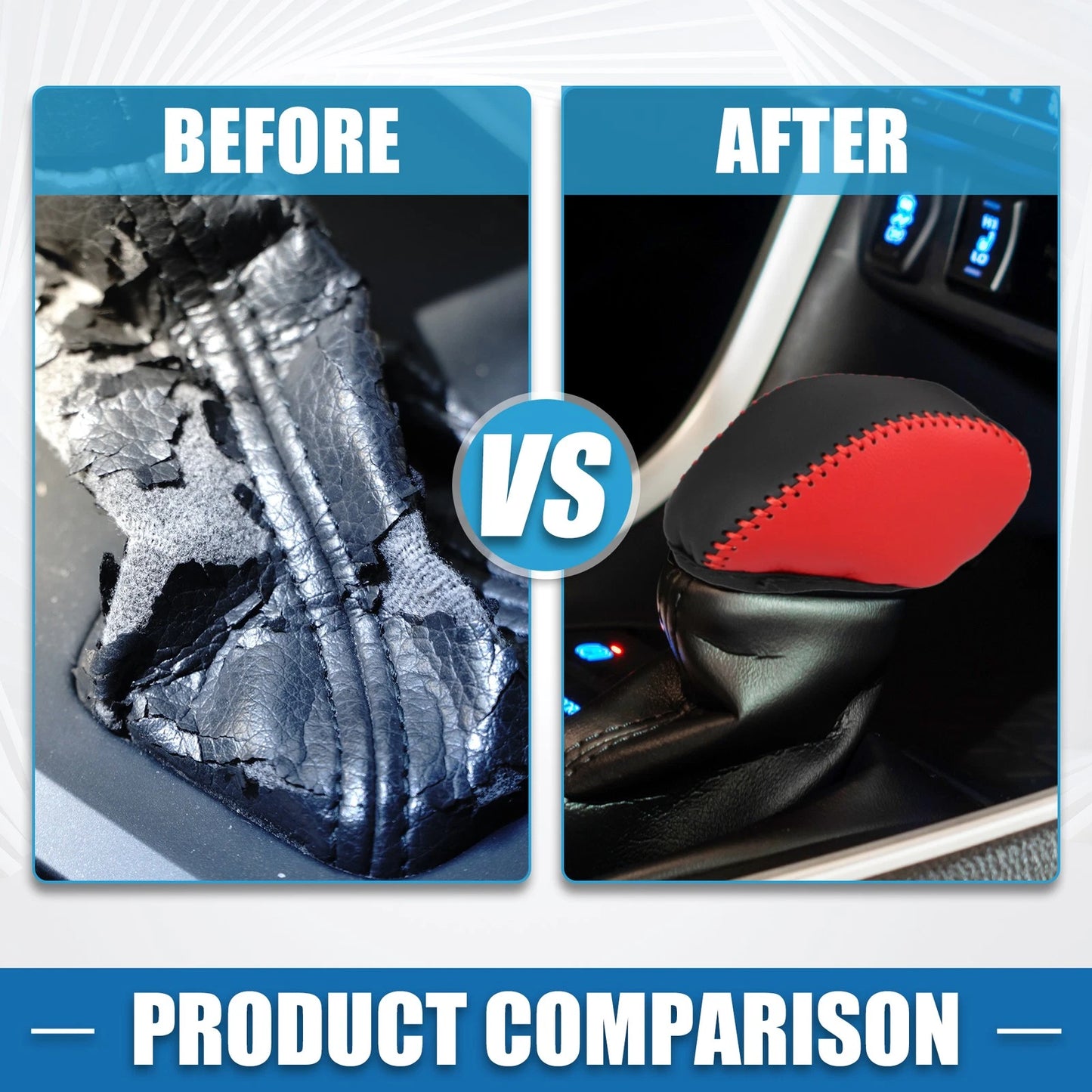 Gear Shift Knob Cover Sheath for Toyota RAV4 (2019–2023)