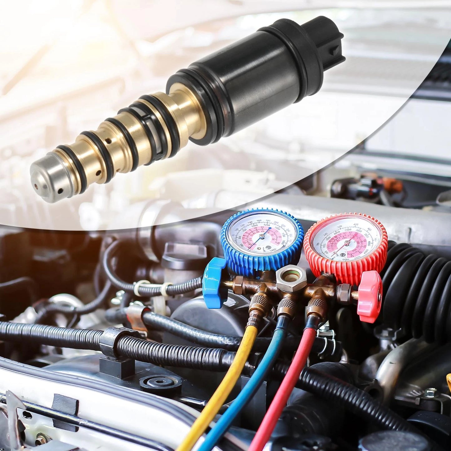 AC Compressor Control Solenoid Valve for Toyota Corolla (2014–2017)