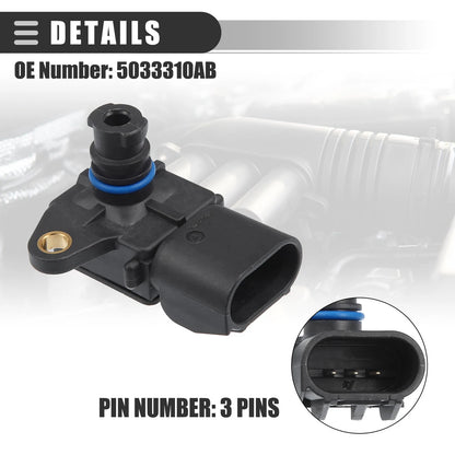 MAP Manifold Absolute Pressure Sensor for Chrysler 200 (2011-2014)