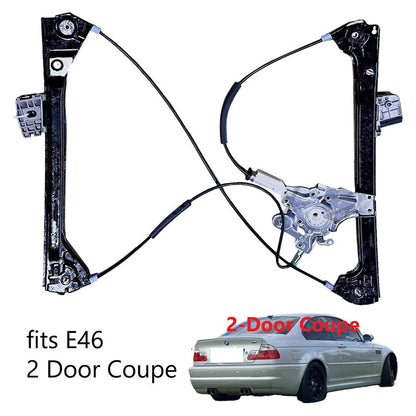 Front Right Window Regulator for BMW 3 Series E46 2D Coupe/Convertible (1998-2006)