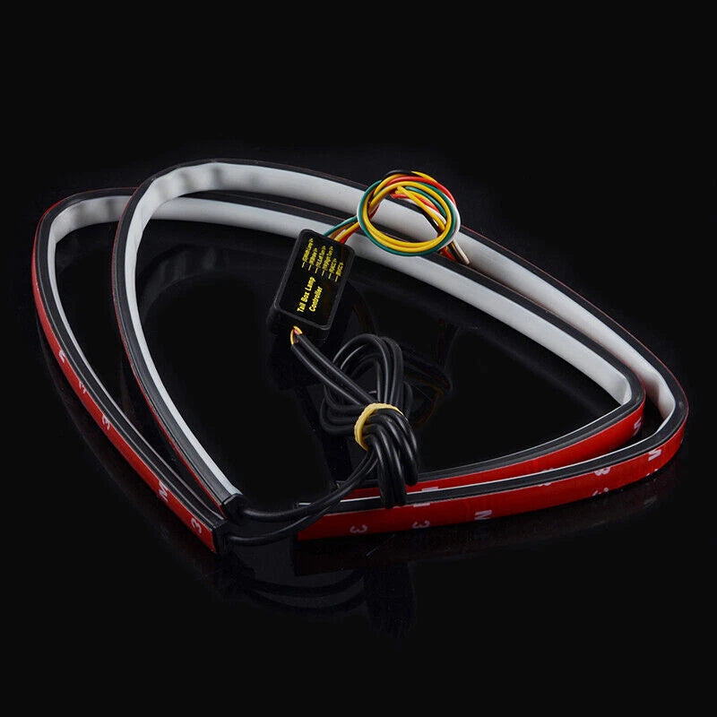 24" 2 x 7 Color RGB LED Knight Rider Strip Lights for BMW