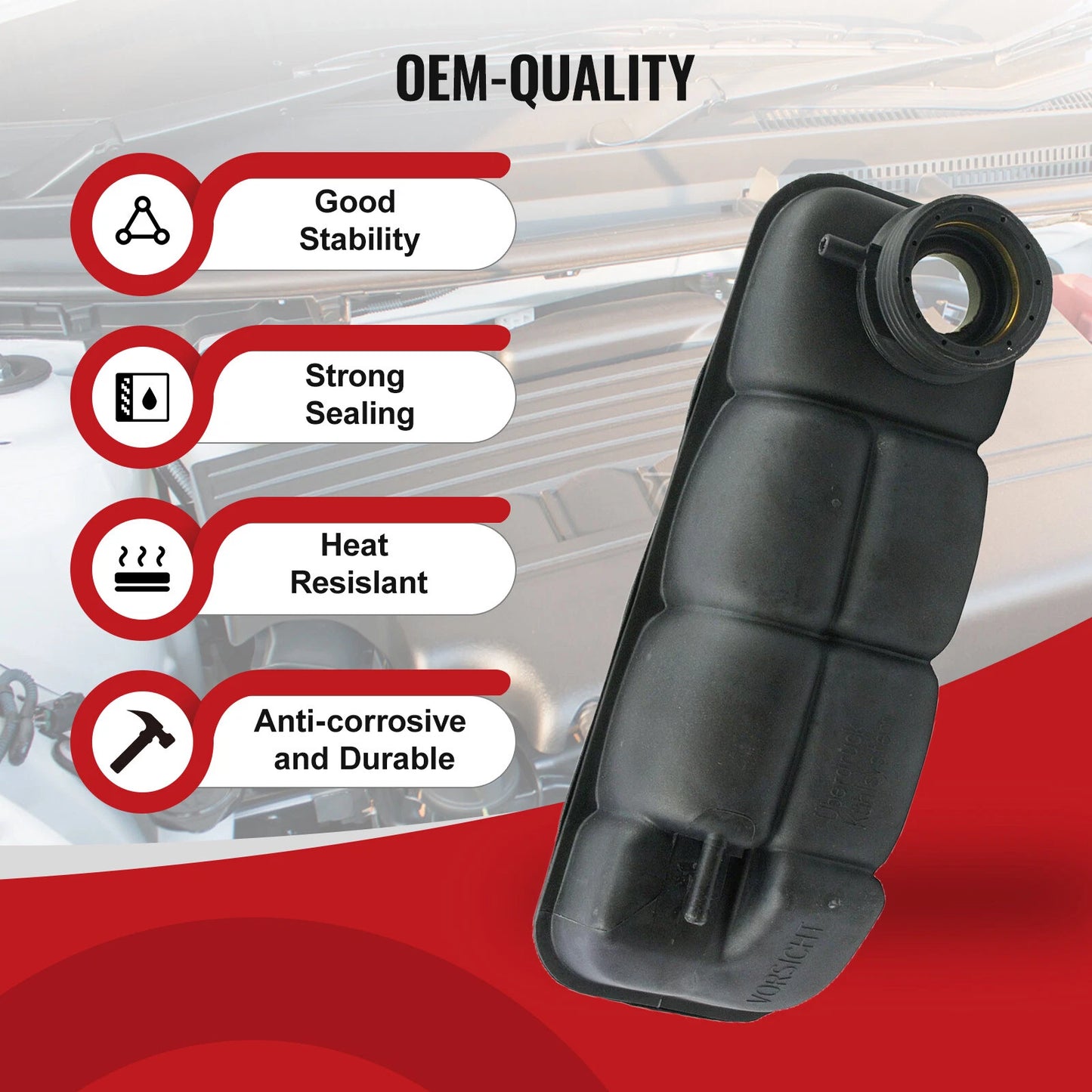 Coolant Expansion Tank for Mercedes W210 S210 E200 E280 E320 (1996-2002)
