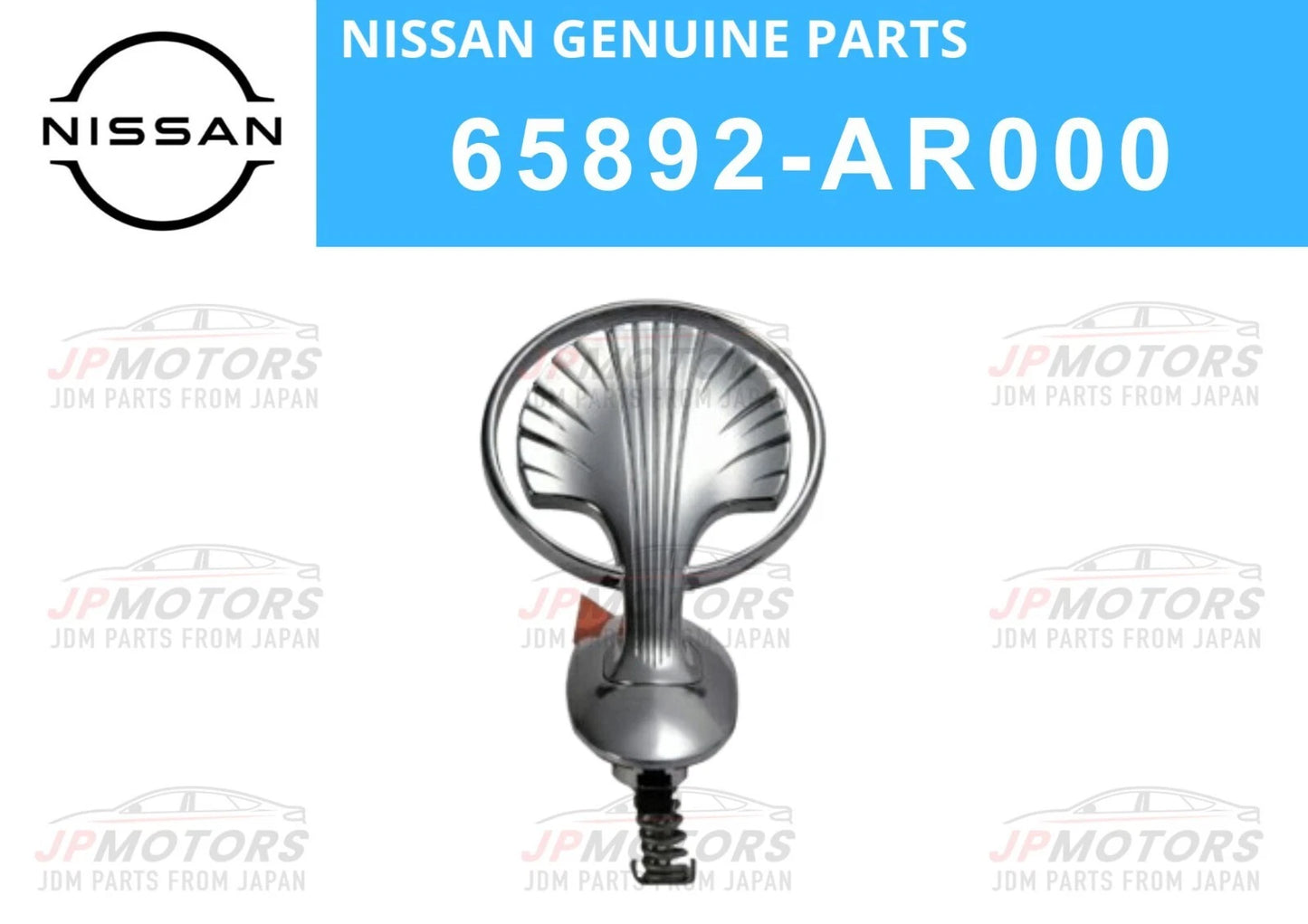 Bonnet Mascot Emblem Ornament for Nissan Cima Y33 Infiniti Q45