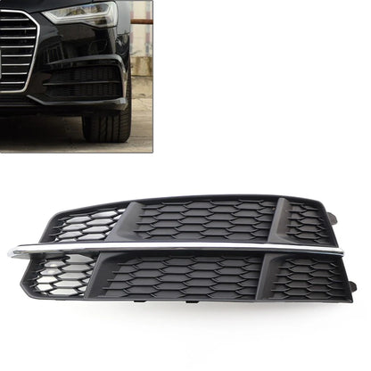 Black Chrome Front Left Bumper Grille for Audi A6 C7 (2014-2018)
