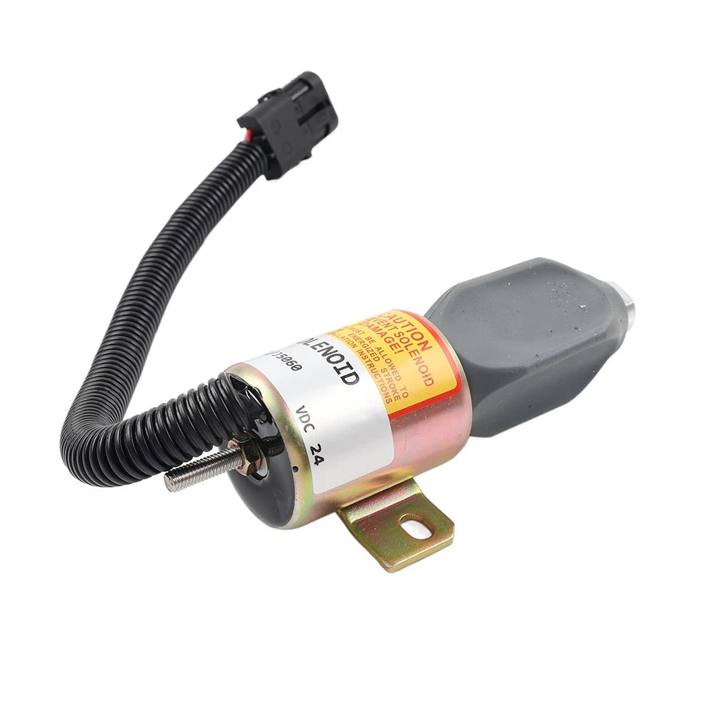 24V Fuel Stopper Shutoff Solenoid for JS130 JS160 JS180 JS240