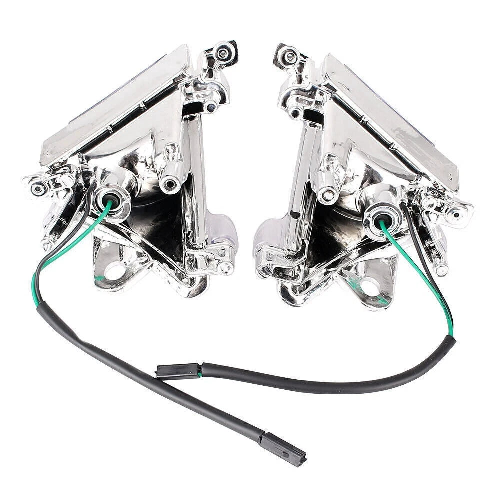 Clear Front Turn Signal Lens Covers for Kawasaki Ninja ZX10R (2004-2005)