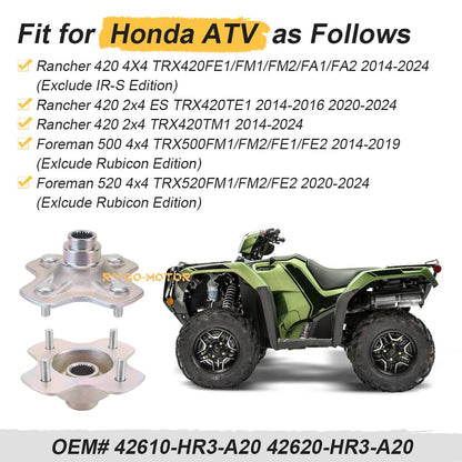 Wheel Hubs / 2x / for Honda Foreman 500 (2014–2019)