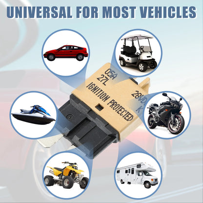 3Pcs 5A Circuit Breaker Blade Style Fuse for Car Marine 28V