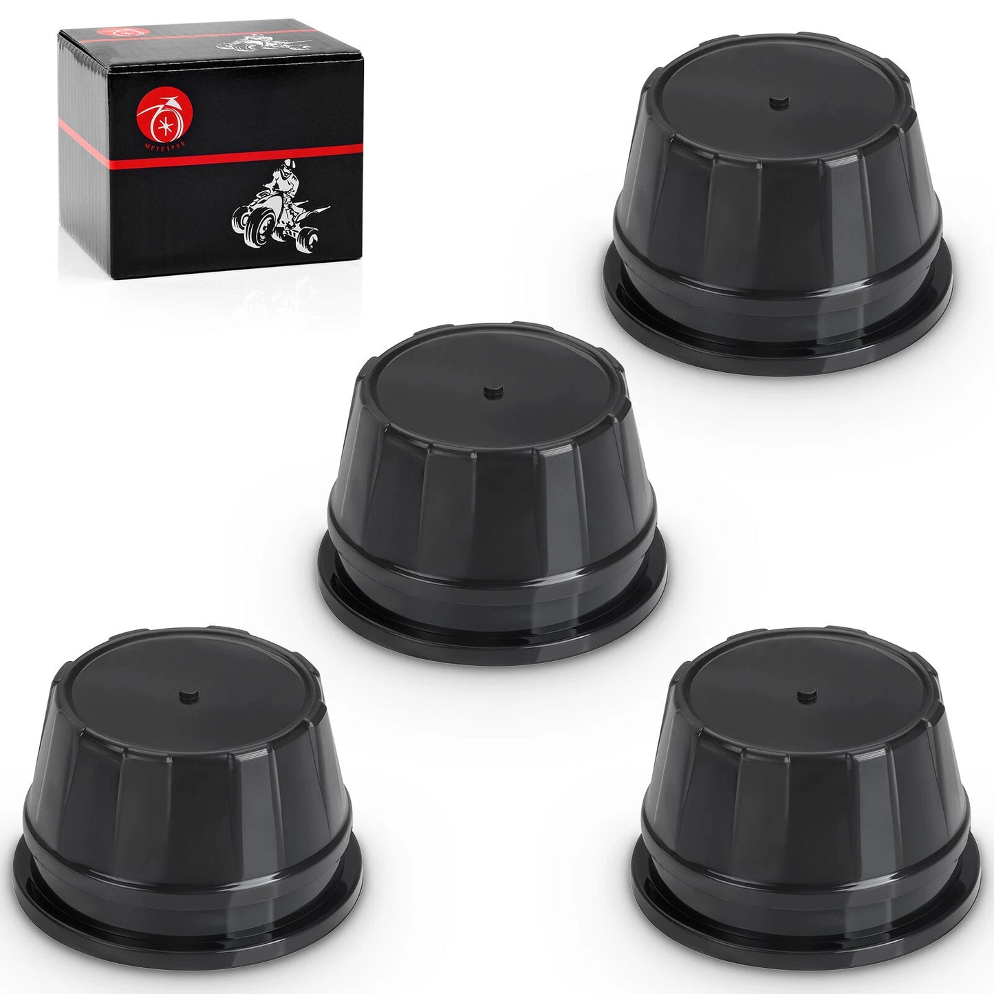 Set of 4 Wheel Center Caps for Honda Rincon 680 TRX680FA/TRX680FGA