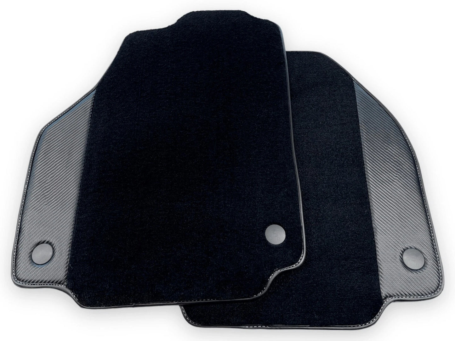 Genuine Carbon Leather Floor Mats for Ferrari 488, 458, Spider, Pista, GTB, Italia