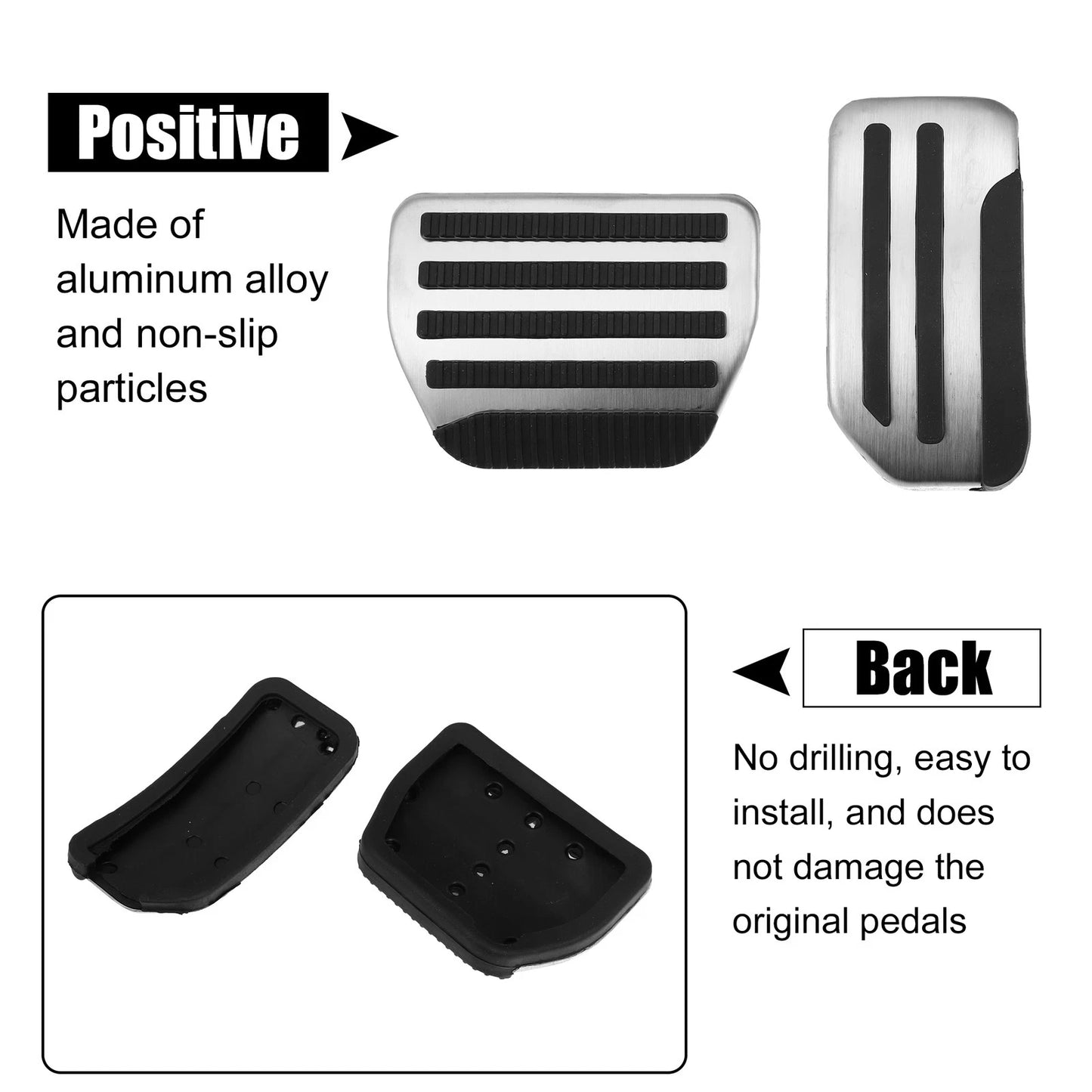 Brake & Gas Pedal Covers for Nissan Pathfinder (2013-2021)