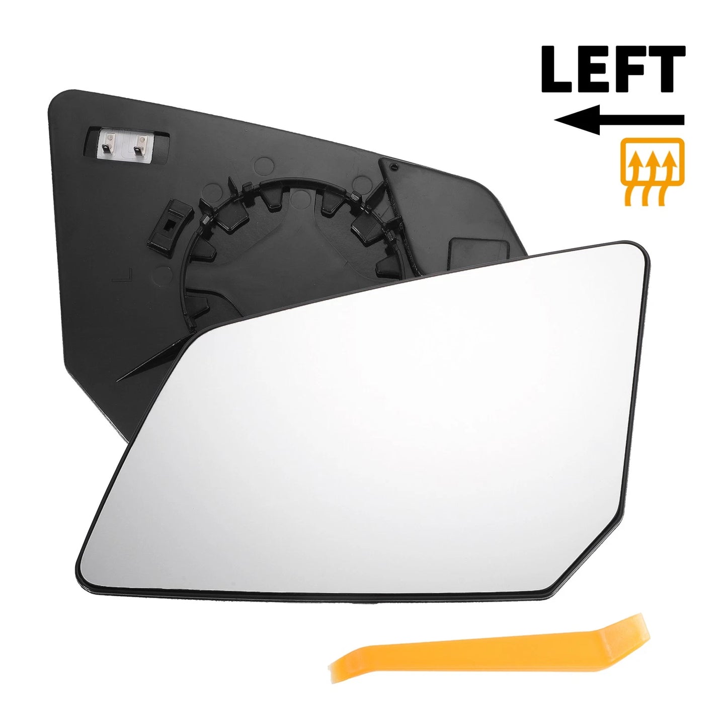 Left Side Mirror Glass w/ Back Heated for GMC Acadia Chevrolet