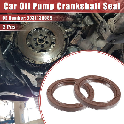 2 x / Crankshaft Seal Front Cover Seal for Toyota Camry (2002–2011)