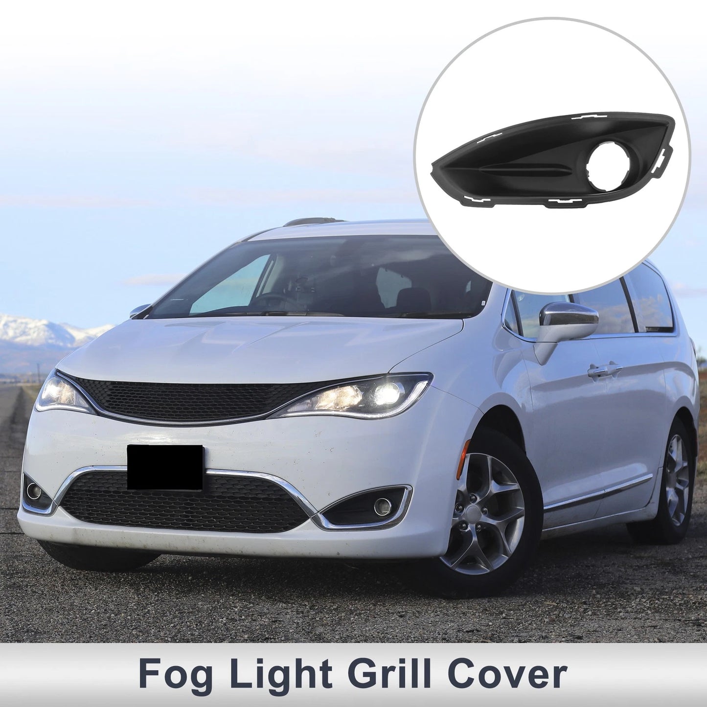 1 Pc Car Front Left Fog Light Grill for Chrysler Pacifica (2017-2020)