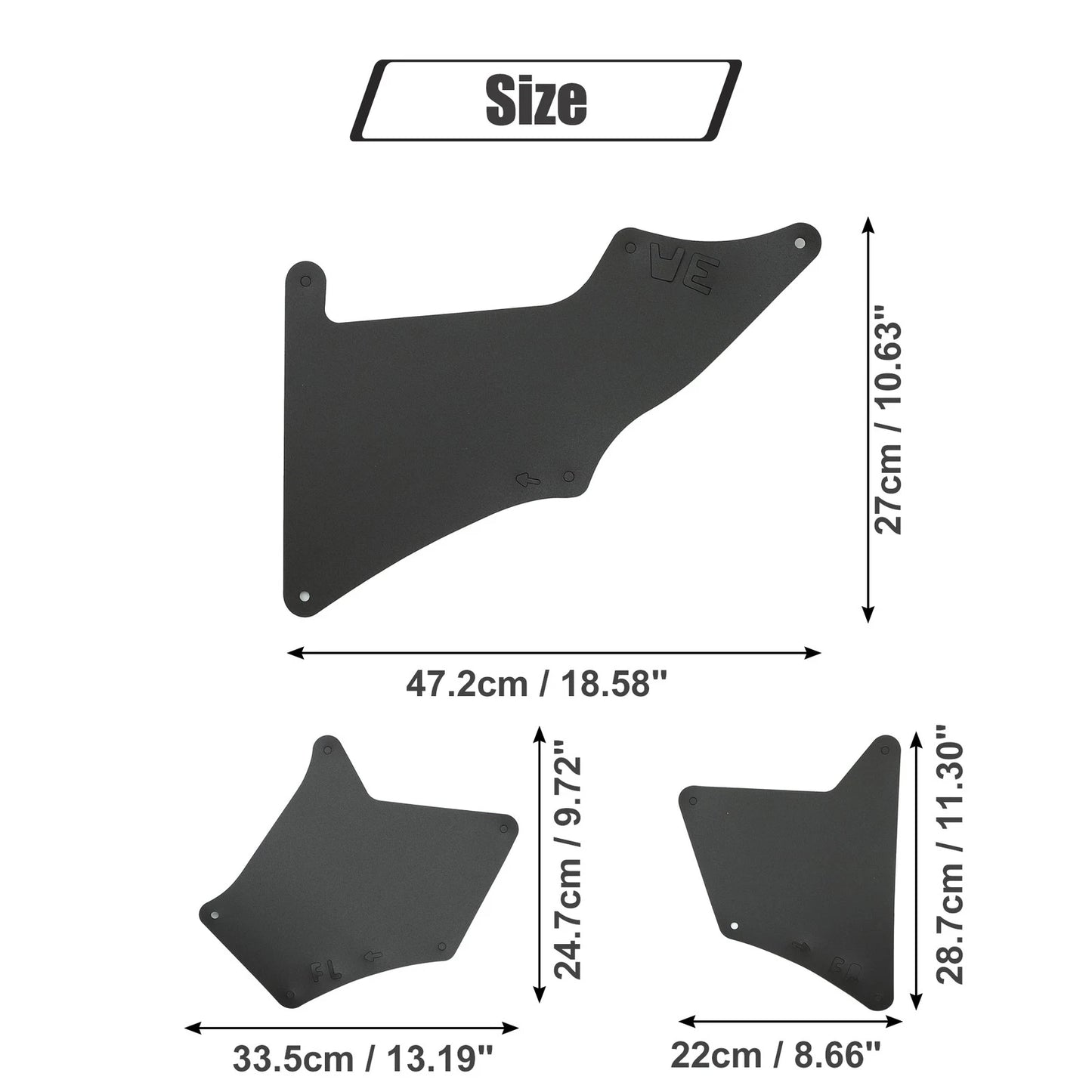 Splash Guard Fender Liner Shield for Lexus GX470, Toyota 4Runner, FJ Cruiser