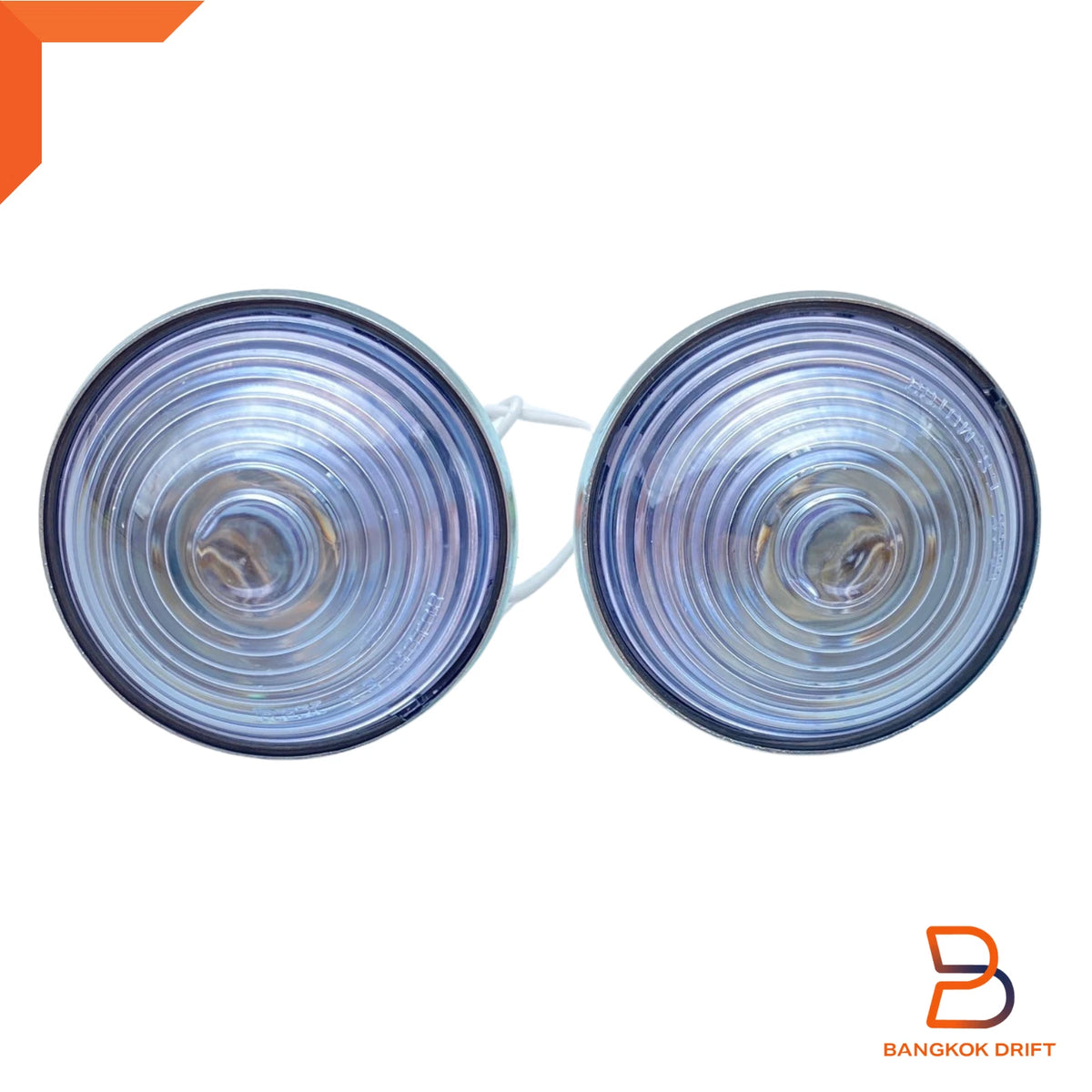 White Lens Turn Signal Parking Light for Willys Jeep CJ (1945-1975)