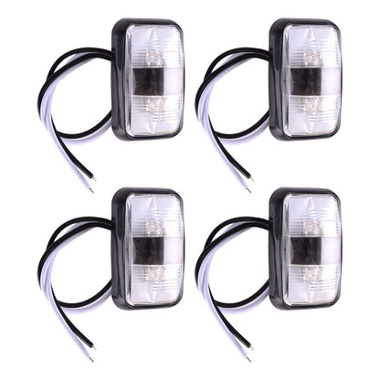 4x LED Side Marker Signal Light for Truck Trailer Caravan