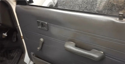 2 x Interior Door Handles Gray for Mazda 323, Protege, B2000, B2200 (1986-1998)