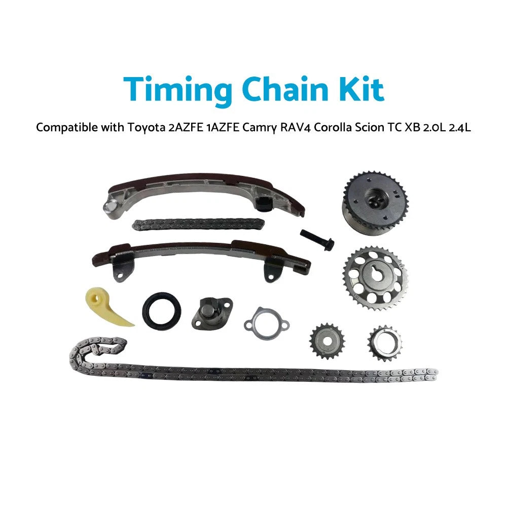Timing Chain Kit for Toyota Camry RAV4 Corolla Scion 1AZFE 2AZFE (2001-2015)