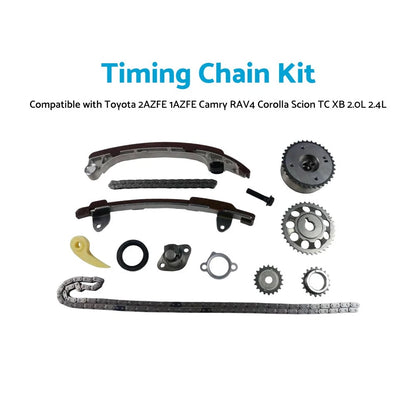 Timing Chain Kit for Toyota Camry RAV4 Corolla Scion 1AZFE 2AZFE (2001-2015)