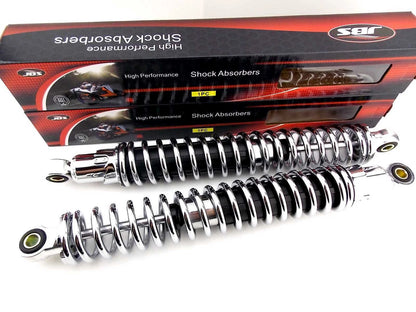 400mm Chrome Rear Shock Absorbers for Suzuki RM400