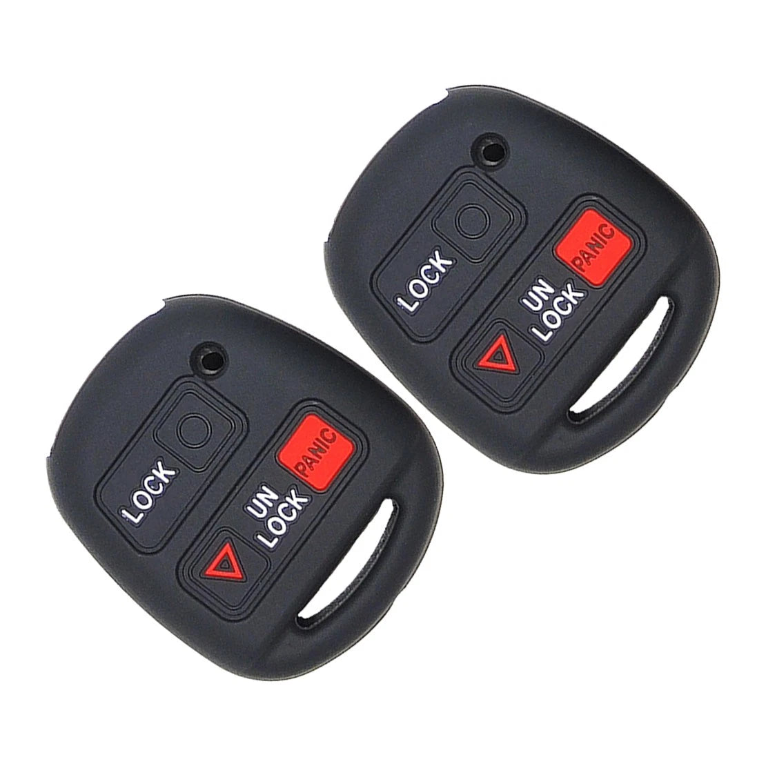 2 x Silicone 3 Button Key Cover Case for Lexus GX470 LX400 RX300 GS300 GS400